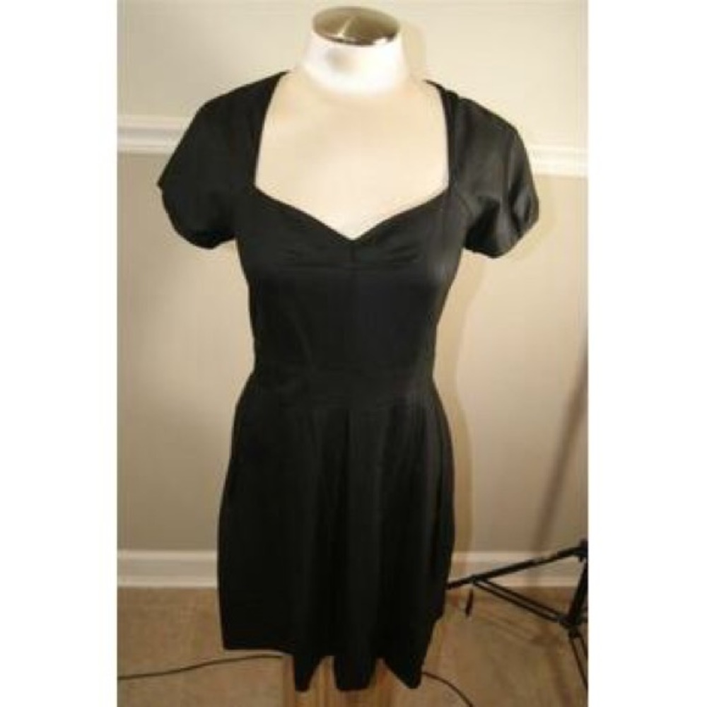 Marc by Marc Jacobs sweetheart neck black dress 0